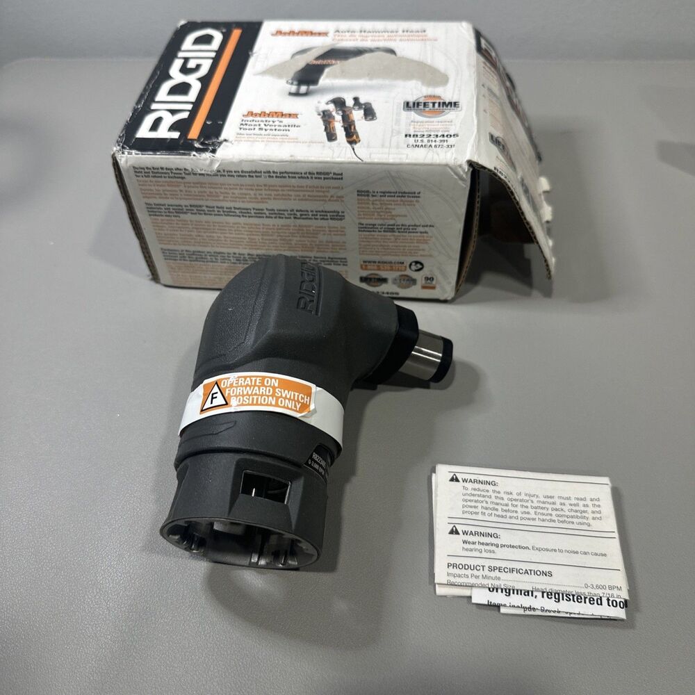 Ridgid JobMax R8223405 Hammer Head Open Box Never Used